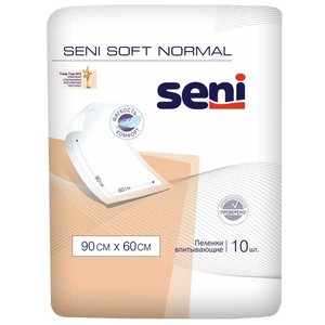 Пеленки Seni Soft Normal (SE-091-SN10-J03) 60 х 90 см (10 шт.) (фото modal nav 1)