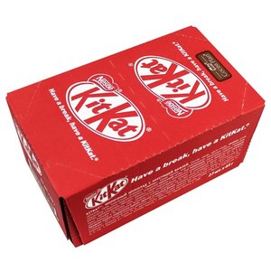 Батончик KitKat молочный шоколад с хрустящей вафлей, 45 г, коробка (фото modal nav 1)