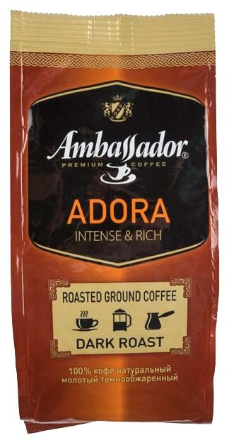 Кофе молотый Ambassador Adora (фото modal 2)