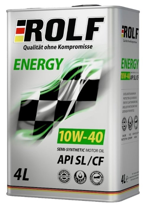 Моторное масло ROLF Energy 10W-40 SL/CF 4 л (фото modal 1)
