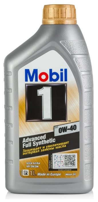 Моторное масло MOBIL 1 FS 0W-40 1 л (фото modal 1)