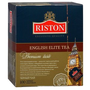 Чай черный Riston English Elite Tea ароматизированный в пакетиках (фото modal nav 1)