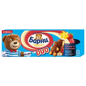 Пирожное Медвежонок Барни Duo со вкусом ванили и клубники (фото modal nav 1)