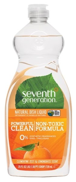 Seventh Generation Средство для мытья посуды Lemongrass & clementine zest (фото modal 1)