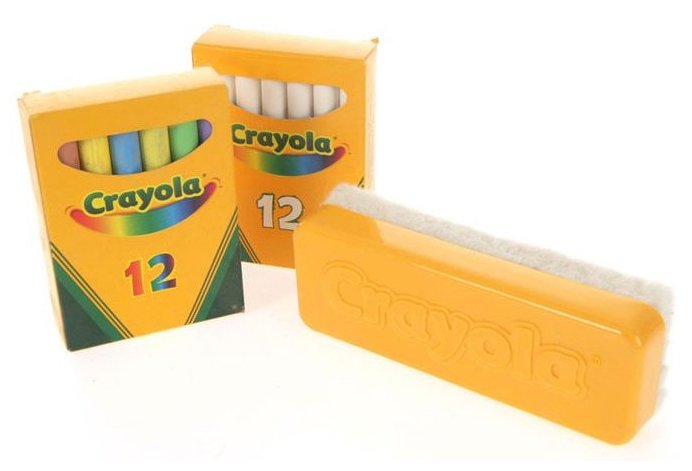 Crayola Набор белых и цветных мелков 24 шт 98268 (фото modal 3)