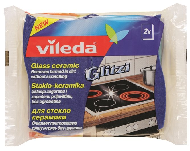 Губка для стеклокерамики Vileda Глитци 2 шт (фото modal 1)