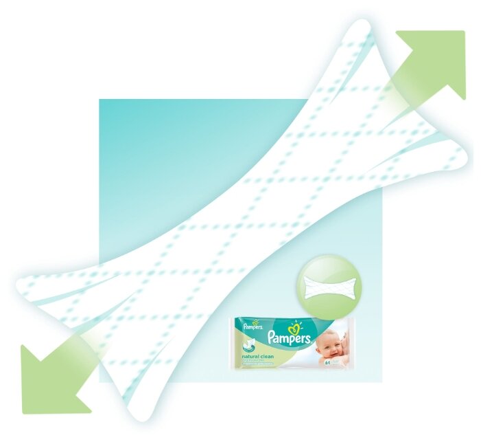 Влажные салфетки Pampers Natural Clean (фото modal 28)