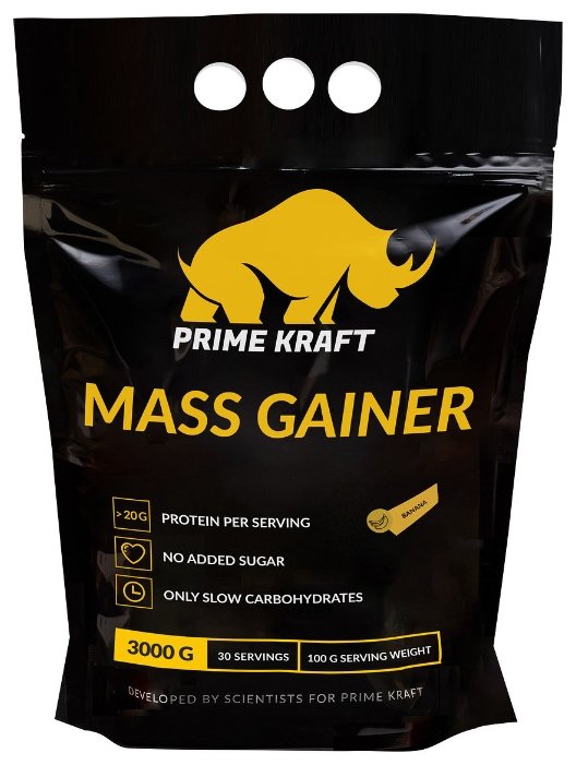 Гейнер Prime Kraft Mass Gainer (3000 г) (фото modal 2)