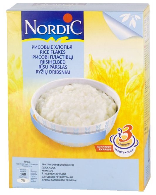 Nordic Хлопья рисовые, 800 г (фото modal 2)