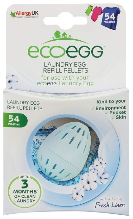 Сменные гранулы для шаров для стирки Ecoegg Свежее белье (наполнитель) (фото modal 1)