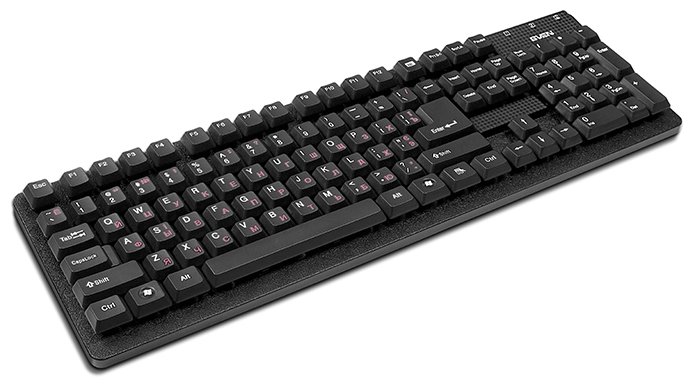 Клавиатура SVEN Standard 301 Black USB (фото modal 2)