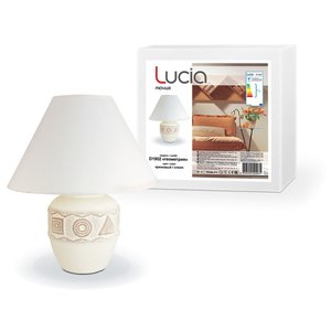 Настольная лампа Lucia Геометрия D1902 кремовая (фото modal nav 4)
