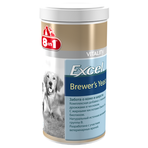 Добавка в корм 8 In 1 Excel Brewer’s Yeast для кошек и собак, (фото modal nav 4)