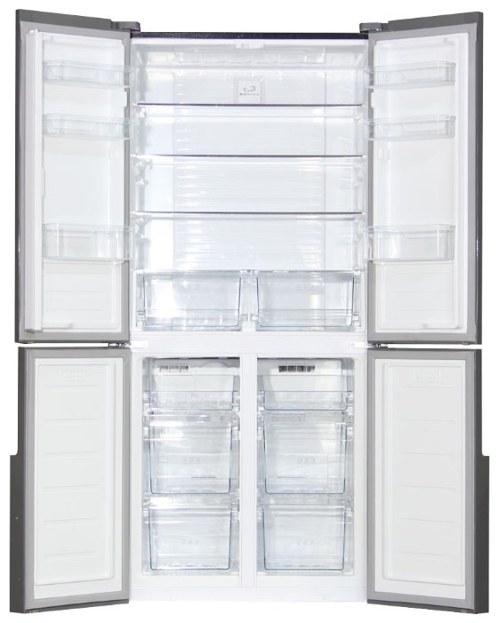 Холодильник Ginzzu NFK-510 Gold glass (фото modal 2)