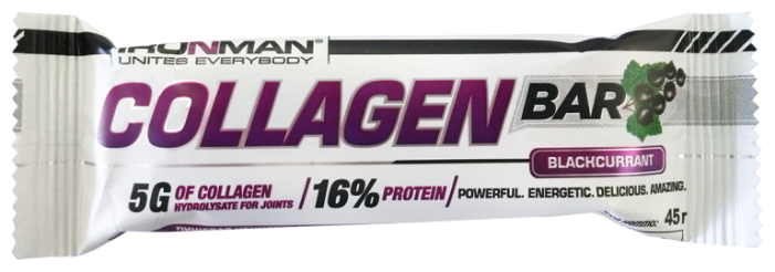 IRONMAN протеиновый батончик Collagen Bar (45 г) (фото modal 1)