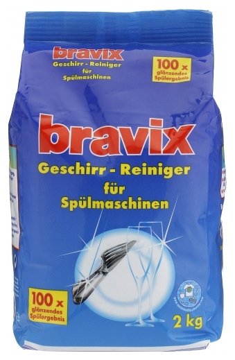 Bravix порошок для посудомоечной машины (фото modal 2)