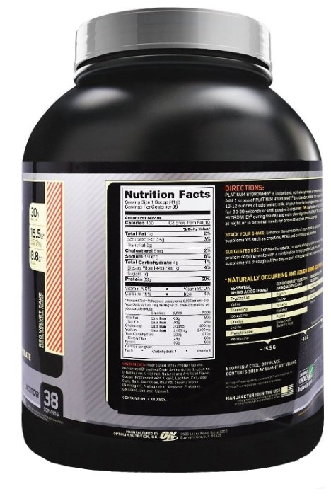 Протеин Optimum Nutrition Platinum Hydro Whey (1590 г) (фото modal 13)