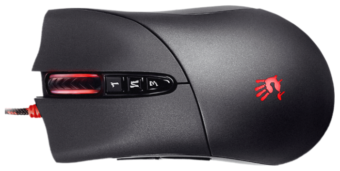 Мышь A4Tech Bloody V3M game mouse Black USB (фото modal 2)