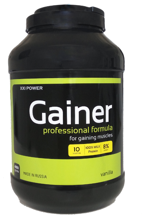 Гейнер XXI Power Gainer (4 кг) в банке (фото modal 2)