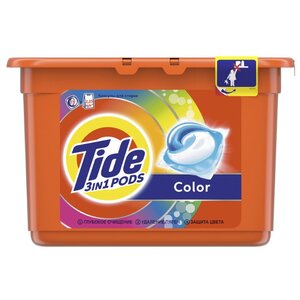 Капсулы Tide 3 in 1 Pods Color (фото modal nav 1)