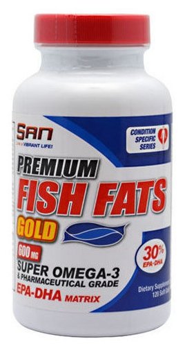 Рыбий жир S.A.N. Fish Fats Gold (120 капсул) (фото modal 1)