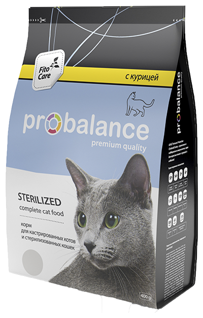 Корм для кошек ProBalance Sterilized с Курицей (фото modal 1)