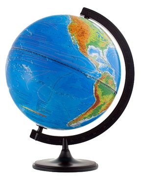 Глобус физико-политический Глобусный мир Двойная карта 320 мм (10095) (фото modal 1)
