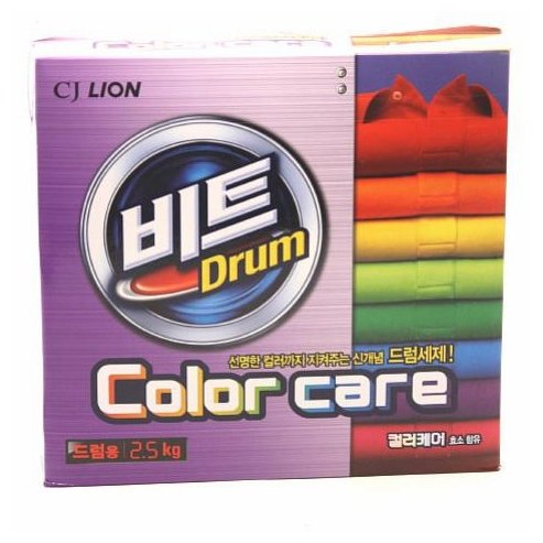 Стиральный порошок Lion Beat Drum Color care (Корея) (фото modal 6)