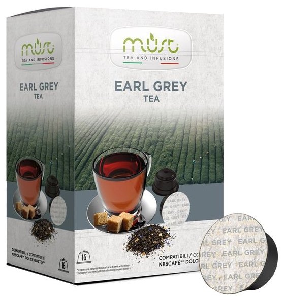 Чай в капсулах MUST Earl Grey (16 шт.) (фото modal 1)