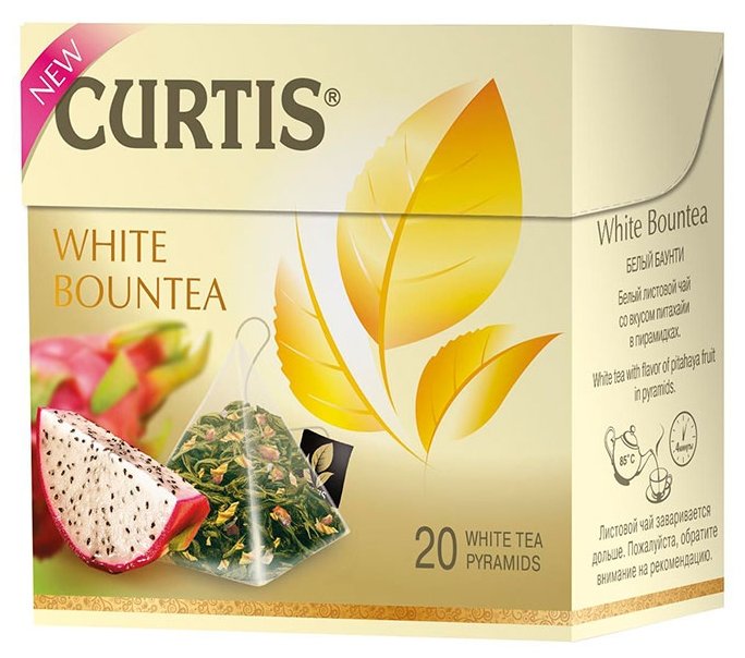 Чай белый Curtis White Bountea ароматизированный в пирамидках (фото modal 1)