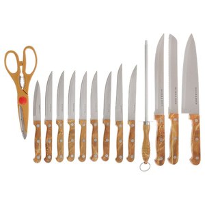 Набор MAYER & BOCH 12 ножей, ножницы и мусат с подставкой 24251 / 24252 / 24253 (фото modal nav 6)