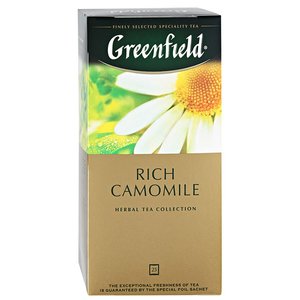 Чайный напиток травяной Greenfield Rich Camomile в пакетиках (фото modal nav 1)