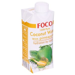 Вода кокосовая FOCO с соком ананаса (фото modal nav 2)