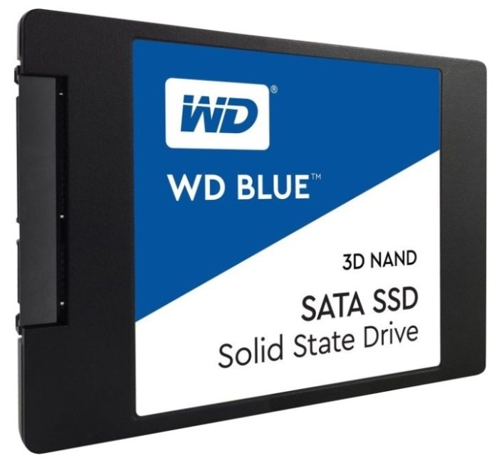 Твердотельный накопитель Western Digital WD BLUE 3D NAND SATA SSD 500 GB (WDS500G2B0A) (фото modal 2)