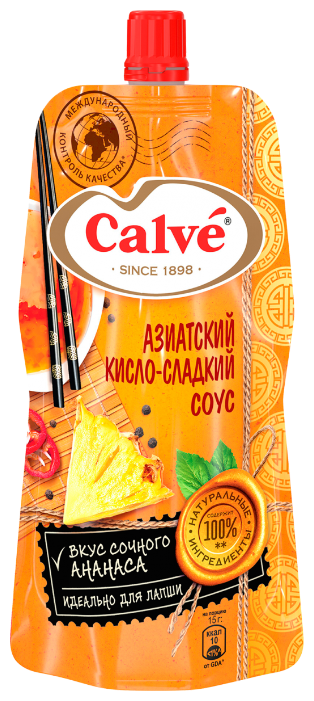 Соус Calve Азиатский кисло-сладкий, 230 г (фото modal 1)