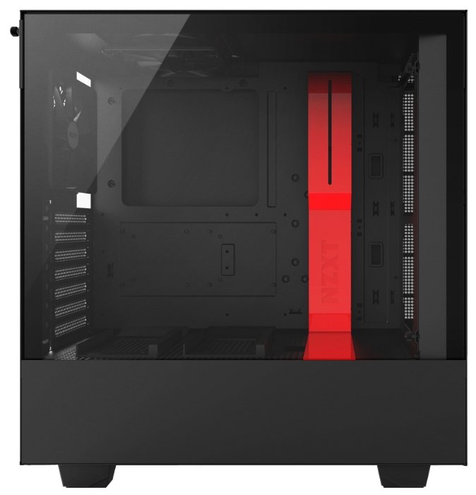 Компьютерный корпус NZXT H500 Black/red (фото modal 11)