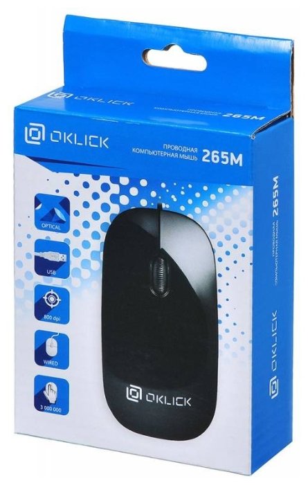 Мышь Oklick 265M Black USB (фото modal 6)