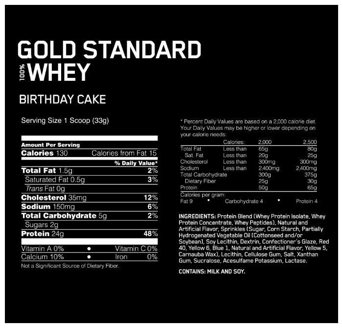 Протеин Optimum Nutrition 100% Whey Gold Standard (819-943 г) (фото modal 39)
