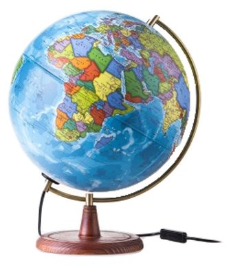 Глобус физико-политический Globen Элеганс 210 мм (Э022100164) (фото modal 1)