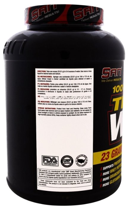 Протеин S.A.N. 100% Pure Titanium Whey (2240-2272 г) (фото modal 7)