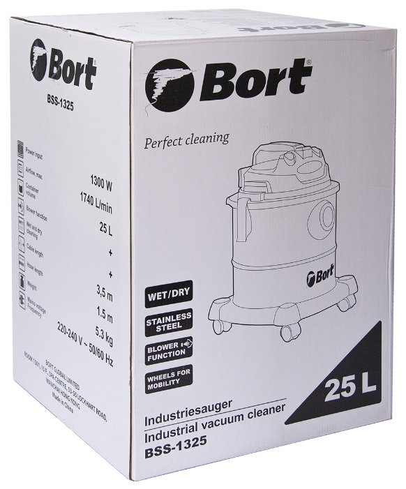 Строительный пылесос Bort Bort BSS-1325 1300 Вт (фото modal 9)
