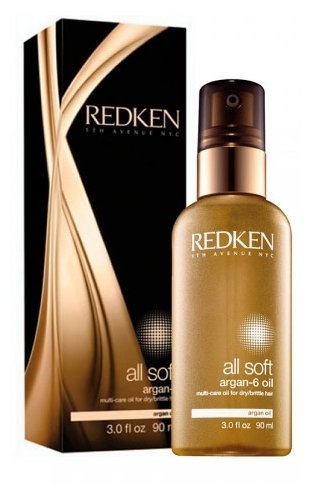 Redken All Soft Аргановое масло для блеска и восстановления волос (фото modal 3)