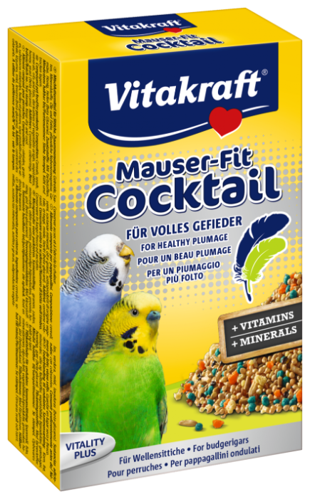 Добавка в корм Vitakraft Для волнистых попугаев в период линьки (фото modal 1)