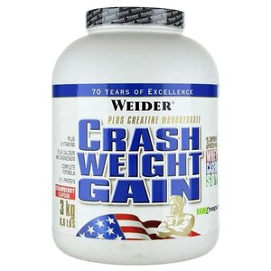 Гейнер Weider Crash Weight Gain (3 кг) (фото modal nav 1)