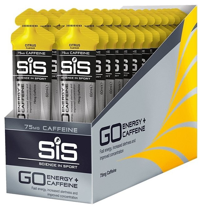 Изотоник Science In Sport GO Isotonic Energy Gels + Caffeine (30 шт х 60 мл) (фото modal 2)