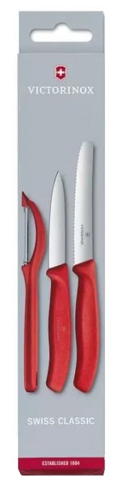 Набор VICTORINOX Swiss classic 2 ножа и овощечистка (фото modal 1)