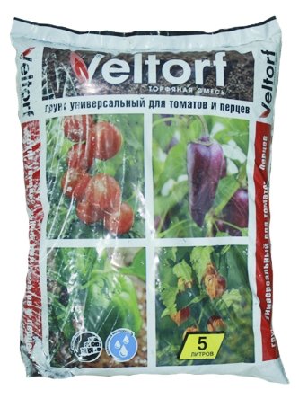 Грунт Veltorf для томатов и перцев универсальный 5 л. (фото modal 1)