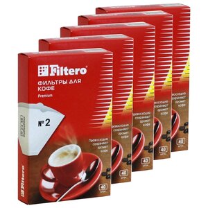 Одноразовые фильтры для капельной кофеварки Filtero Premium Размер 2 (фото modal nav 3)