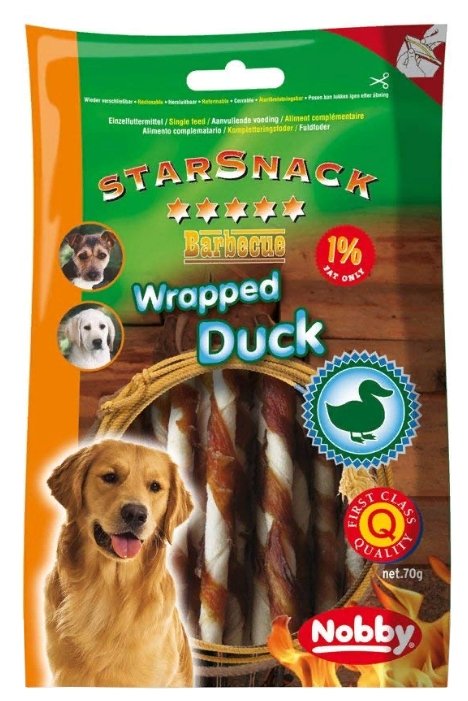 Лакомство для собак Nobby StarSnack Wrapped Duck (фото modal 1)