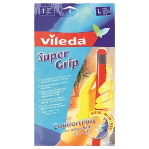 Перчатки Vileda Super Grip ComfortPlus (фото modal nav 1)